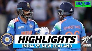 India Vs New Zealand Highlights ICC Champions Trophy 2025 | IND Vs NZ 2025 Highlights