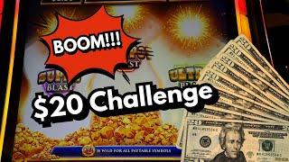 $20 Slot Machine Challenge - UNEXPECTED RESULTS