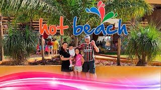 TOUR COMPLETO PELO PARQUE AQUÁTICO HOT BEACH - Olímpia - SP com crianças.