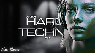 Hard Techno Rave Mix | March 2025 | 160+ BPM! | 4K • Psy Visuals \ Sara Landry•Restricted•Alt8•..