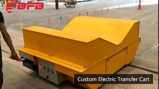 China Battery Cars 30Ton, Steerable Transfer Car For Steel Coil Application