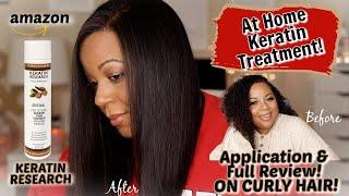 My First Keratin Treatment At Home | Keratin Research | Application & Full Review | WOW!  