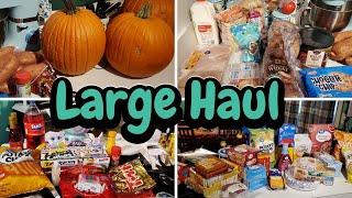 Large Haul | Aldi Haul | Walmart Haul | Family of 5 | October 2024 | Shopping | Weekly Meal Plan