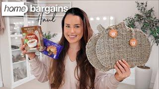 HOME BARGAINS NEW IN SEPTEMBER HAUL | PSL, Pumpkin Decor, Autumn Treats & More!