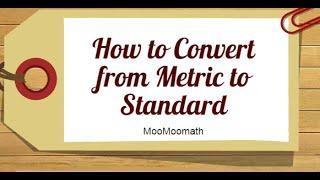 How to convert metric to US Standard length/Centimeters,Kilometers,Inches