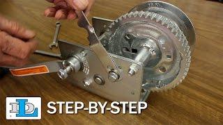 Installing a Freewheel Lever on DLB-Series Brake Winches - Step-By-Step