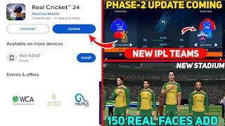 Real Cricket 24 Phase 2 Rollout?- New Update | New Licence Players, New Stadium, RC24 Phase 2