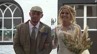 Wow what a wedding smoke bombs and sparklers at Gretna Green Coach House