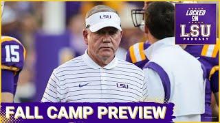 COMPLETE LSU FOOTBALL FALL CAMP PREVIEW!