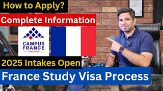 Study in France 2025 without IELTS | France Study VISA Process Complete Information #francevisa