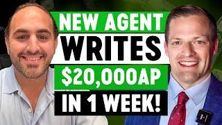 From No Sales Experience To $20,000AP Weekly In 10 Weeks! [New Agent Success Story]