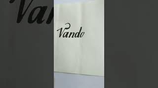 Vandana name's Calligraphy video #Shorts #Calligraphy #NameArt #English Handwriting
