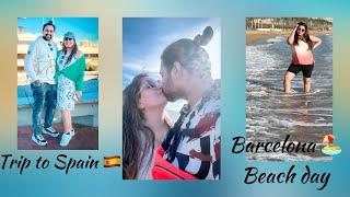 Trip to Spain  #barcelona #spain #travelvlog #travel #couplegoals #holiday  #beach #video