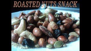 Quick and healthy roasted nuts recipe| 5 minutes recipe| Meera Cooks