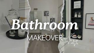 Amazing Bathroom Makeover on a Budget! | Transform Your Space in Just One Week