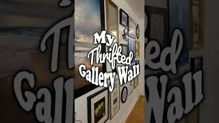 My Thrifted Art Gallery Wall Tour #shorts