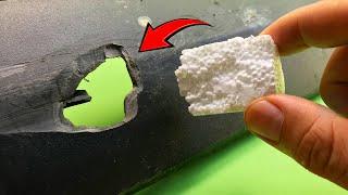 The Veteran Repairman Shared This Secret! Take The Styrofoam and Fix All Broken Plastic