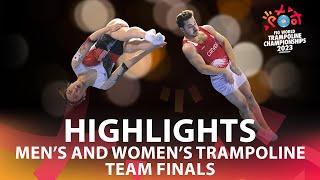 Men’s & Women’s Trampoline Team Finals Highlights