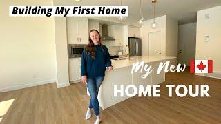 Building My First Home in Canada| My New Home Tour| First Home in Canada