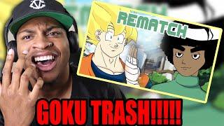 GOKU GOT JUMPED!! | Goku vs Naruto Rap Battle REMATCH Part 2 Reaction!