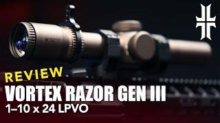 NEW Vortex Razor HD 1-10x24 Gen III Optic