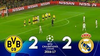 Dortmund 2 × 2 Real Madrid  Extended Highlights 2016