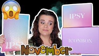 NOVEMBER Ipsy Glam Bag, Boxycharm & ICON Box #Ipsy #unboxing