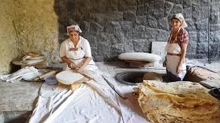 Lavash - Armenian Flat Bread, Traditional Bread Making