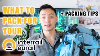 INTERRAIL GUIDE  || What to pack + plus packing tips!