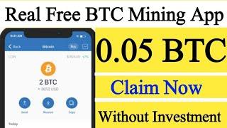 How To Earn FREE Bitcoin 2021 - New Bitcoin Mining App 2021 - Free Bitcoin Mining App 2021