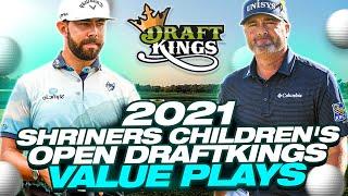 2021 Shriners Children's Open Draftkings Value Plays