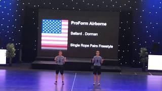 Single Rope Pairs Freestyle- Norway 2019