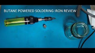 Cheap butane powered soldering iron review