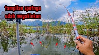 YAKIN PANEN‼️SPOTNYA SAJA SUDAH KAYA GINI || mancing ikan nila di waduk Selorejo Ngantang