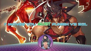 7 moves you MUST punish when fighting Sol