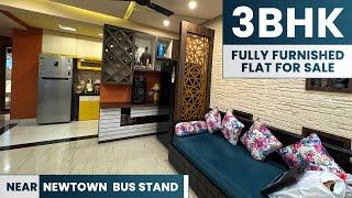 Fully Furnished 3 BHK for Sale in Rohra Heights Newtown Kolkata | Luxury Flats in Newtown