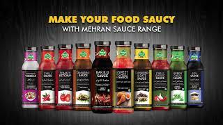 SAUCED UP FOOD MADE WITH MEHRAN SAUCES.