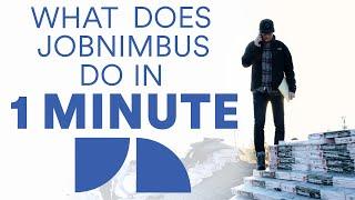 The Benefits of JobNimbus (IN 1 MINUTE)