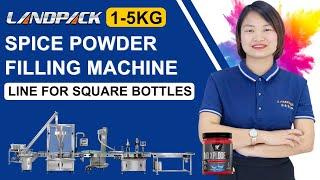 Anna Explained How The Lanpack Automatic Powder Bottle Filling Capping Labeling Machine Works