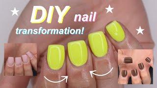 DIY NAIL TRANSFORMATION! | removal, fill, application