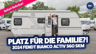 COOL! 2024 Fendt Bianco Activ 560 SKM | Caravan | Test & Kaufberatung - Camperland Bong