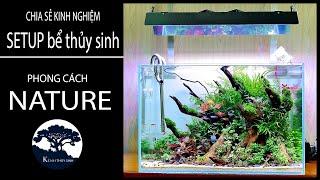 SETUP Bể thủy sinh Nature | Tank 70/40/45cm #kenhthuysinh p36