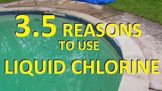 3.5 Reasons To Use Liquid Chlorine In Your Pool