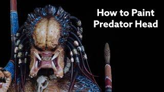 How to paint Predator head.