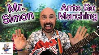 The Ants Go Marching One by One | Mr Simon Music | Easy Childrens Nursery Rhymes