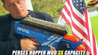 Nerf Rival Perses Mod | Out of Darts 3D Printed Hopper