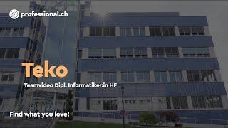 Dipl. Informatiker:in HF – Teko | professional.ch