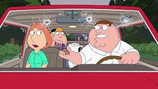 Family Guy - Peter is pursued by two shotgun-wielding employees