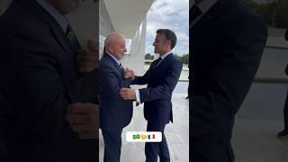 Bem-vindo à Brasília, meu amigo Macron #relaçõesinternacionais #frança #lula