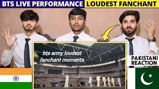 Bts Army Loudest Fanchant Moments - Pakistani Reaction - Shan Rajpoot